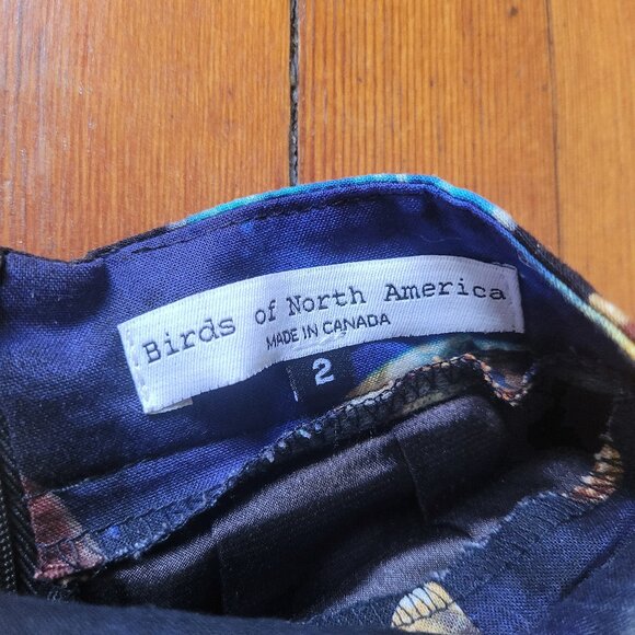 Space-Print Cotton Birds of North America Skirt, sz 2 - Picture 9 of 11